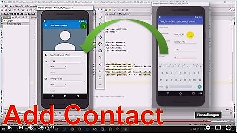 Android Studio #22: Add Contact by Intent