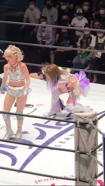 Japanese girl dangerous fight#wwe #romanreigns #aew #shorts