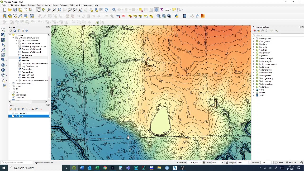 Manual Watershed Delineation QGIS YouTube