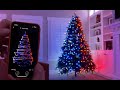 Twinkly pre lit Christmas Tree 600 count light purchased at Home Depot