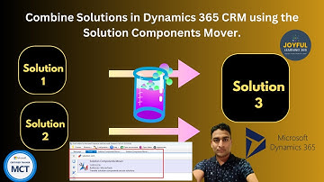 How to Merge Solutions in MS Dynamics 365? #merge