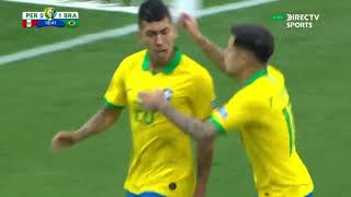 Goal de Roberto Firmino| Brasil vs Peru 2-0 | Copa America 2019