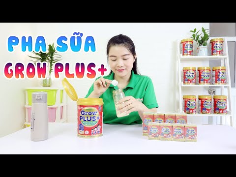 Video Hướng dẫn cách pha sữa GROW PLUS+ chính xác giúp bé... - youtube