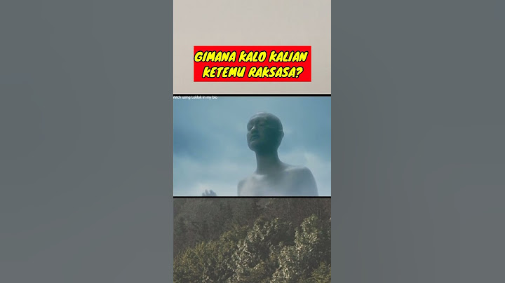 BAGAIMANA KALIAN BERTEMU DENGAN MONSTER mengerikan 😀