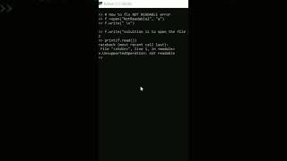 How to fix Not Readeble error in python #how #pythontutorial #coding #pythontricks