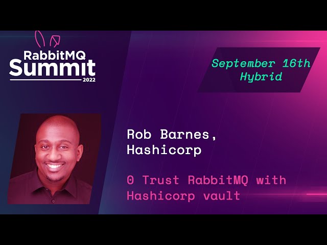 Zero Trust RabbitMQ with HashiCorp Vault