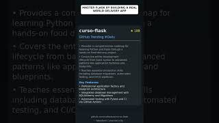 GitHub Trending Repositories: codeshow/curso-flask 🇬🇧
