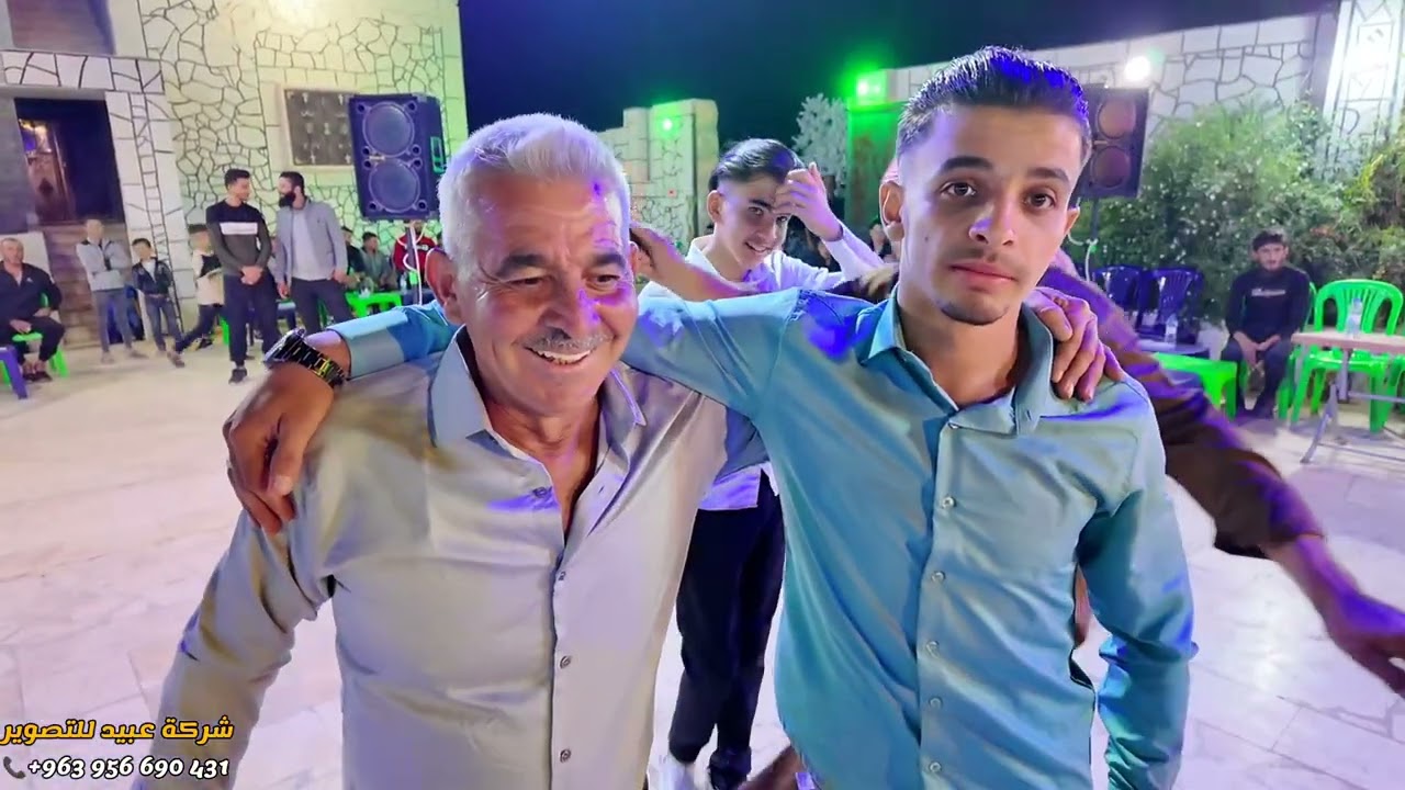 شركة عبيد للتصوير تقدم زفاف العريس عبدالله أحمد حسين حياني الابزمو الفنان محمد يسوف للحجز 0956690431