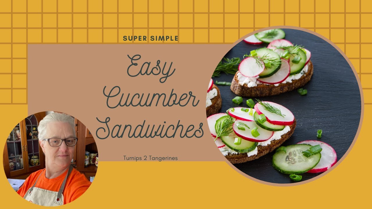 Cucumber Radish Sandwiches