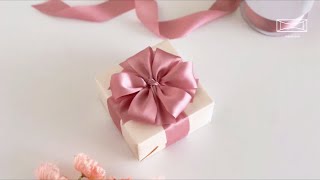 (ENG)선물포장 예쁘게 리본묶는법-Gift Ribbon Ideas / Gift Wrapping #54