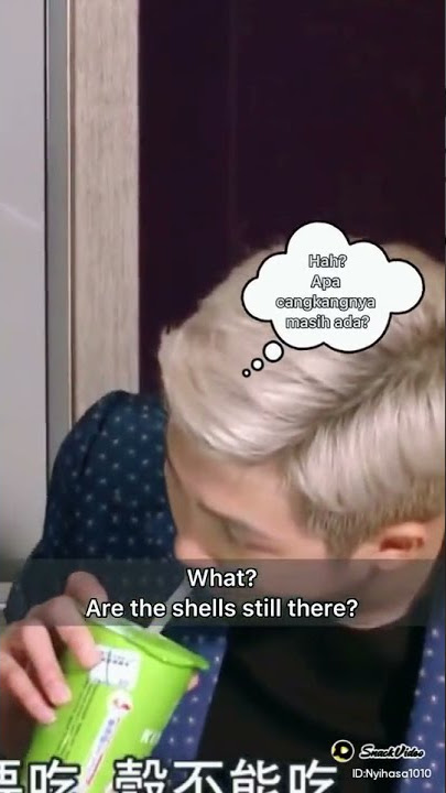 Kelucuan Jungkook saat makan telur