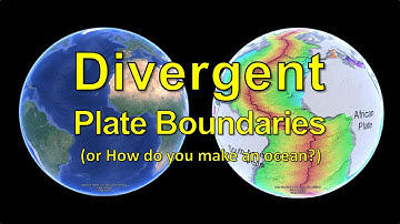 Divergent Plate Boundaries (or How do you make an ocean?)