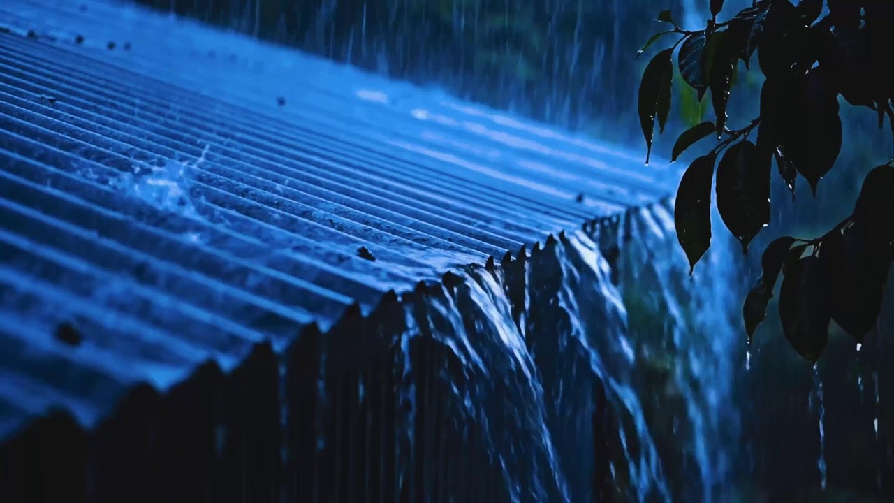 Deep Night Romance ASMR: Powerful Rain on Tin Roof, Soft Emotions Flowing in Quiet Darkness 56