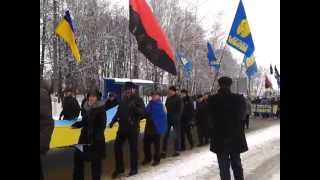 Марш пам'яті Героїв Крут у Ніжині 29.01.2013