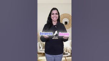 How to use ‘Between’ and ‘Among’ in a sentence | English grammar #shorts