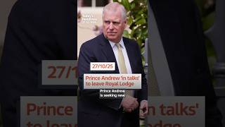 Prince Andrew Is Reportedly 'In Talks' to Leave Royal Lodge