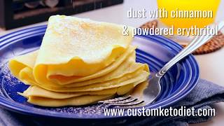 Coconut Flour Crepes / weight loss / diet