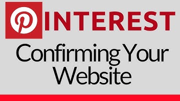 How To Confirm Your Website on Pinterest with WordPress - Pinterest Confirmation Tutorial