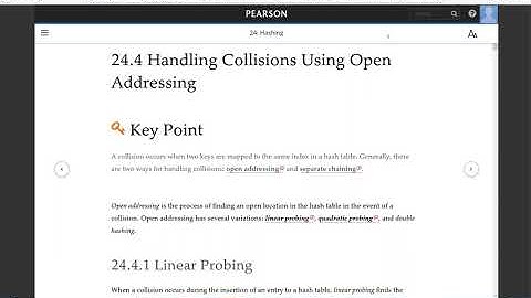 Daniel Liang C++ Section 24.4 Open Addressing Hashing