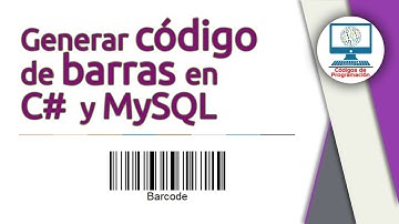 13. Generar código de barras en C# y MySQL