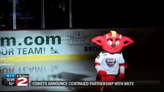 Comets Hockey Team Announces Continued Partnership with WKTV.