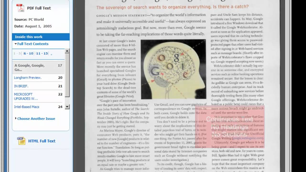 Identifying Scholarly Articles 