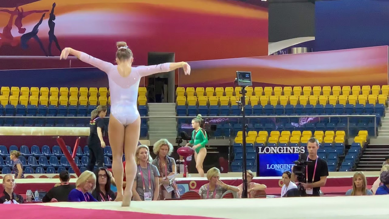 Ragan Smith Floor Podium Training Doha Youtube