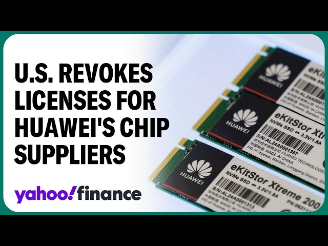 US revokes export licenses for Huawei's chip suppliers: FT