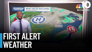 Warmup on the way, weekend showers ahead