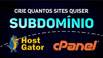 Criando o SubDomínio de forma correta, pelo o CPANEL