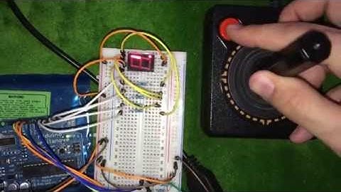 Arduino acting as the input/output controller for an Atari 2600 joystick