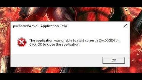 PyCharm [2021.1] not opening || Error 0xc000007b|| Fixed|| ASLR Setting|| Windows 10 & Windows 11||