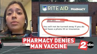 Rite Aid pharmacy admits mistake after refusing COVID-19 vaccine without ID