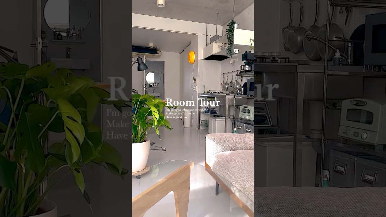 一人暮らし。ミニマルモダンなシンプル部屋|IKEA・無印良品|賃貸マンションメゾネット|ワンルーム #ルームツアー #interiordesign #home #roomtour
