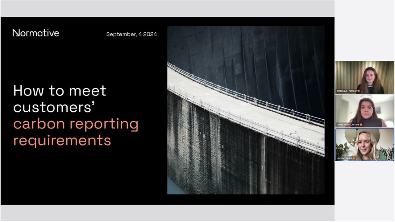 How to meet customers’ carbon reporting requirements