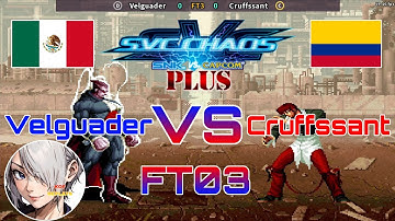 SNK VS CAPCOM CHAOS SUPER PLUS - Velguader🇲🇽🆚️🇨🇴Cruffssant [FT05] 1080p.60fps #gaming #snkvscapcom