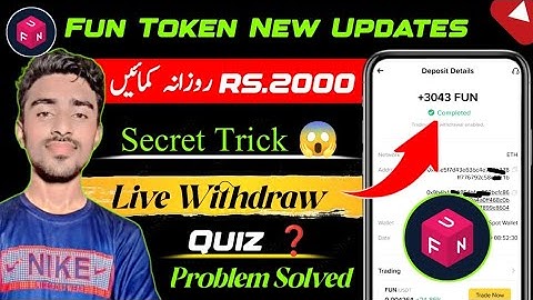 Fun Token Telegram Bot || Fun Token KYC | Fun Token Withdrawal | Fun Token Quiz Answer | Towards Sky