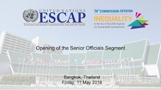 CS74: Opening of the Senior Officials Segment
