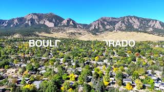 Boulder, Colorado - 1305 Georgetown Road #aerial #video #fallcolors