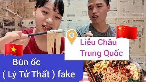 Bún ốc Liễu Châu | Lý Tử Thất Liziqi nấu bún ốc ngon tuyệt vời đã đến Việt Nam ăn có ngon không#bun