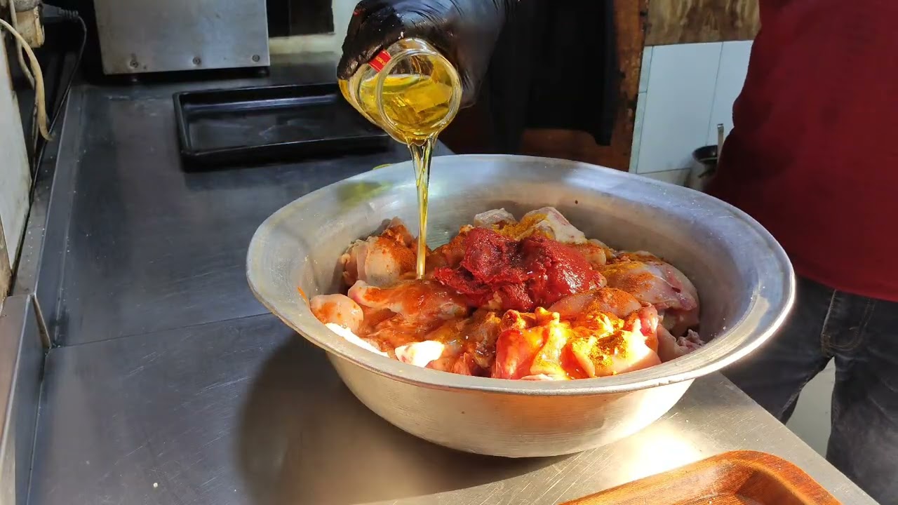 Toyuq kababinin hazirlanmasi @Azer_chef 