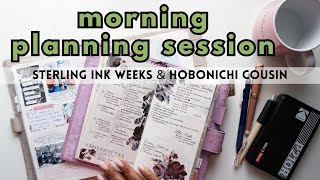 Real Time Plan With Me :: Sterling Ink Weeks & Hobonichi Cousin