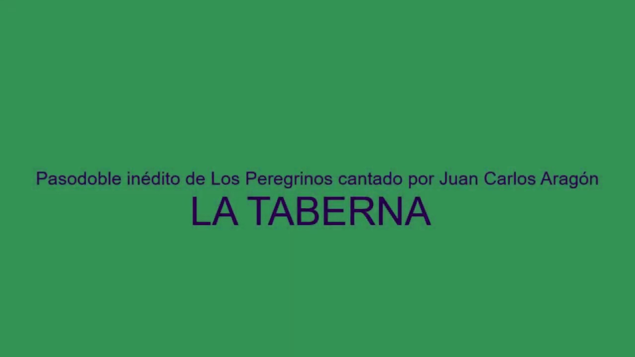 Comparsa Los Peregrinos Pasodoble inédito 