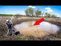 Catching GIANT Fish in TINY PUDDLE!!! (CATCH CLEAN COOK)