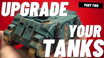 How to weather tanks and add battle damage for Warhammer!