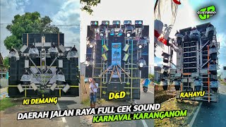 Download lagu RAHAYU, KI DEMANG, D&D Langsung Cek sound Karnaval Karanganom