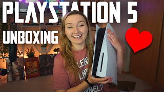 UNBOXING MY NEW PLAYSTATION 5!!!!  Best Day of My Life!