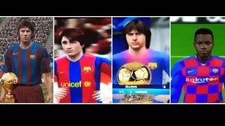 Messi,Bojan,Chris y Ansu Fati promesas  ps2