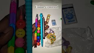 Unique vs normal✨️🤑stationery #schoolstationary #shorts #stationary #ytshorts#pinkvsblue #cute #love