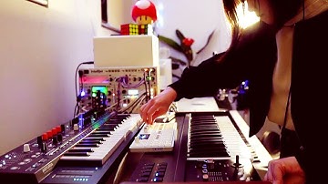 Ambient Electronic Synth Dance Music ft. miniKORG700FS + OP-1 Field + Eurorack | Piano + Beats